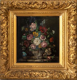 Dutch Flower Painting Oil on Panel
