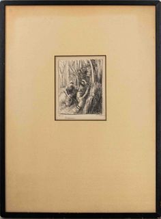 Camille Pissarro "Bucheronnes" Lithograph