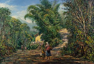 William Van Dijk 'Petropolis Brasil' Painting