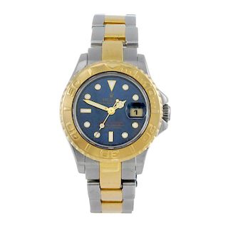 ROLEX - a lady's Oyster Perpetual Yacht-Master bracelet watch. Circa 1997. Stainless steel case with