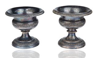 PAIR OF SILVER CUPS, GERMAN, EARLY 19TH CENTURY