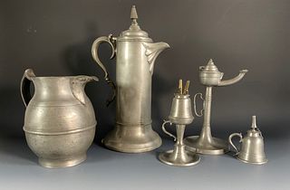 Assorted Antique Pewter Lot
