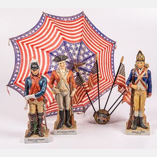 Three Candrea Revolutionary War Figurines