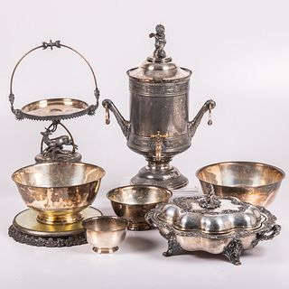 A Collection of Silver Plated Serving Bowls