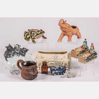 Ten American and Continental Ceramic Decorative Items