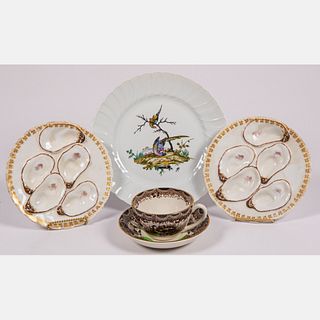 French Limoges Porcelain Oyster Plates