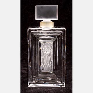 Lalique Duncan No. 3 Crystal Perfume Bottle