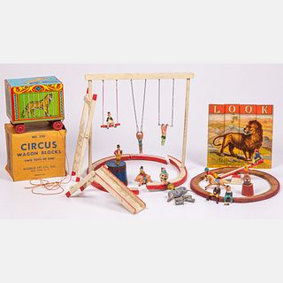 German and American Circus Themed Toys