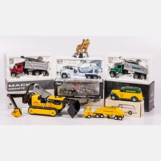 Seven Truck and Tractor Toys