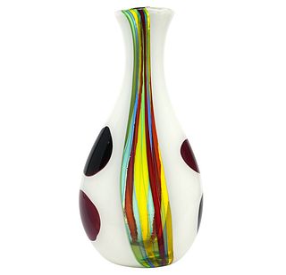 Anzolo Fuga Murano Art Glass Vase
