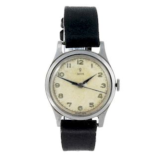 TUDOR - a mid-size wrist watch. Stainless steel case. Reference 6234, serial 12325. Signed manual wi