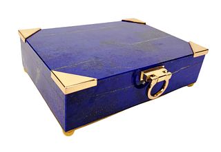Magnificent Lapiz Lazuli Jewelry Box