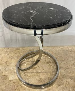 Marble Insert Side Table 