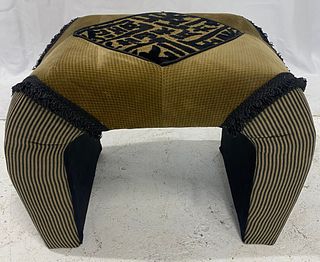 Upholstered Post Modern Vanity Stool 