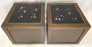 Pair EDWARD WORMLEY for DUNBAR "Constellation" Side Tables