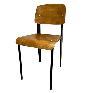 After JEAN PROUVE Standard Semi-Metal Chair no. 305 