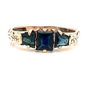 18k Victorian Sapphire Ring