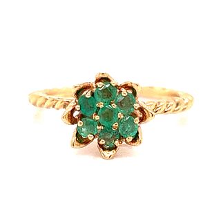 14k Emerald Ring