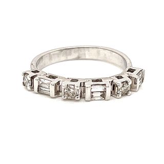 18k Diamond Half Eternity Ring