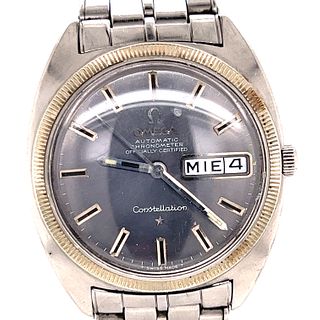 Stainless Steel OMEGA Constellation Automatic Chronometer Watch