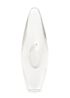 A Finnish Studio Glass Vase, Timo Sarpaneva (1926-2006) Height 6 inches.