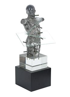 Clifford Rainey Glass & Mixed Media Sculpture