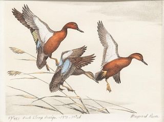 Maynard Reece (b. 1920) Two Duck Stamp Prints