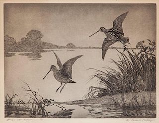 Aiden Lassell Ripley (1896-1969) Snipe at Dawn