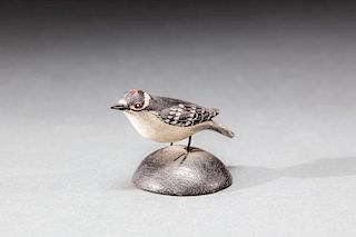 Miniature Downy Woodpecker by A. Elmer Crowell (1862-1952)