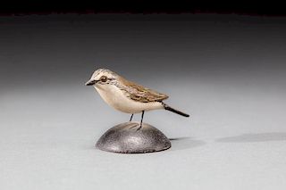 Miniature Tennessee Warbler by A. Elmer Crowell (1862-1952)
