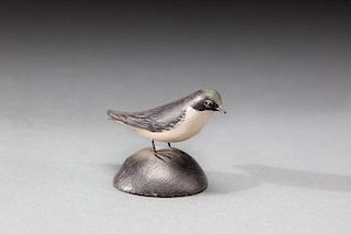 Miniature Tree Swallow by A. Elmer Crowell (1862-1952)
