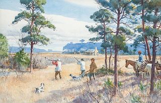Aiden Lassell Ripley (1896-1969) Quail Country
