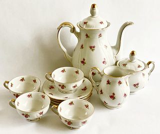 German Witerling Bavaria Porcelain Tea Set (11 pieces)