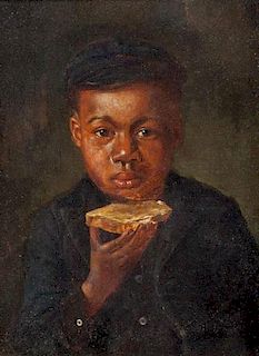 American School, Boy Eating Bread
