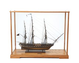 A ship's model of the "USS Constitution'