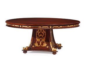 A large French Empire-style table