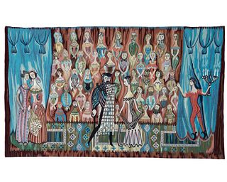 A Polish woven tapestry