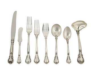 A Gorham "Chantilly" partial sterling silver flatware service