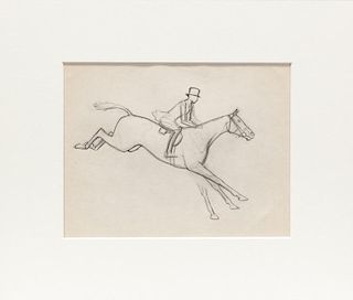 Paul Desmond Brown (1893-1958) Two Horse Drawings