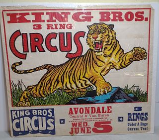 King Bros Circus Poster