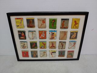 24 Pin-up girl safety match books