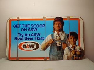 SS A&W Bob Newhart show "Larry" sign