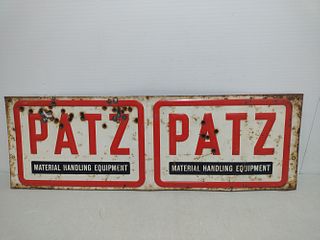 Patz SST embossed sign
