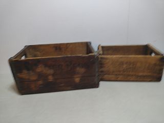 Two Wood crates