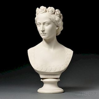 Copeland Parian Bust of Princess Alice