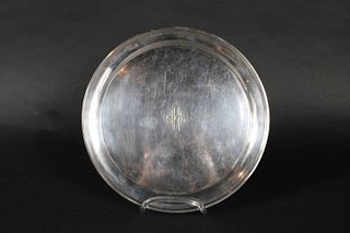S Kirk and Son Sterling Silver Circular Tray