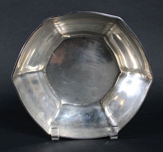 Tiffany Sterling Silver Faceted Bowl