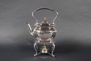 Mappin and Webb Silver Plated Teapot on Stand