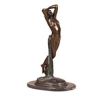 Edouard-Louis Collet, Bronze, 'Nocturne'