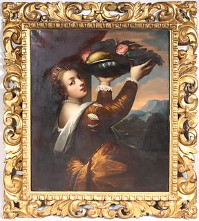 After Titian, 'Lavinia Holding a Tray of Fruit'
